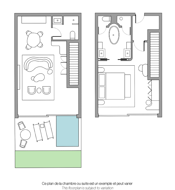 The Maybourne Riviera - Sea View Duplex Suite (Corniche Duplex Suite) furniture.png